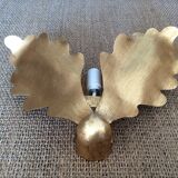 Wall lamp in gilded metal