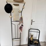 Vintage gold coat rack