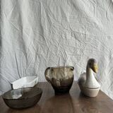 Smoked glass carafe