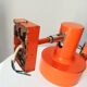 Pair of vintage wall lamps 70s