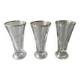 3 glasses with pastis, in Ricard, bistro, early twentieth century