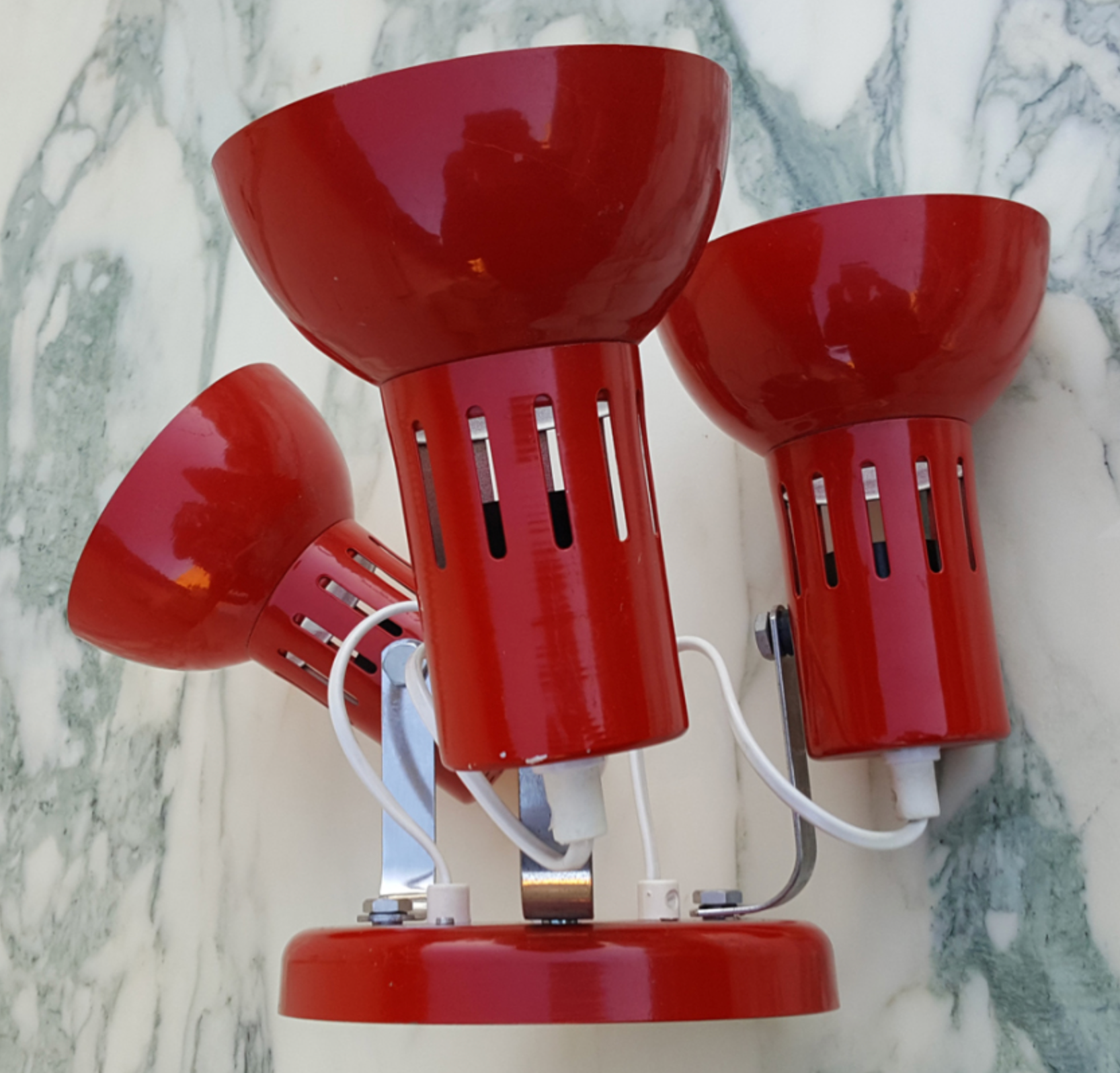 Wall light Aluminor spots, vintage, 70s