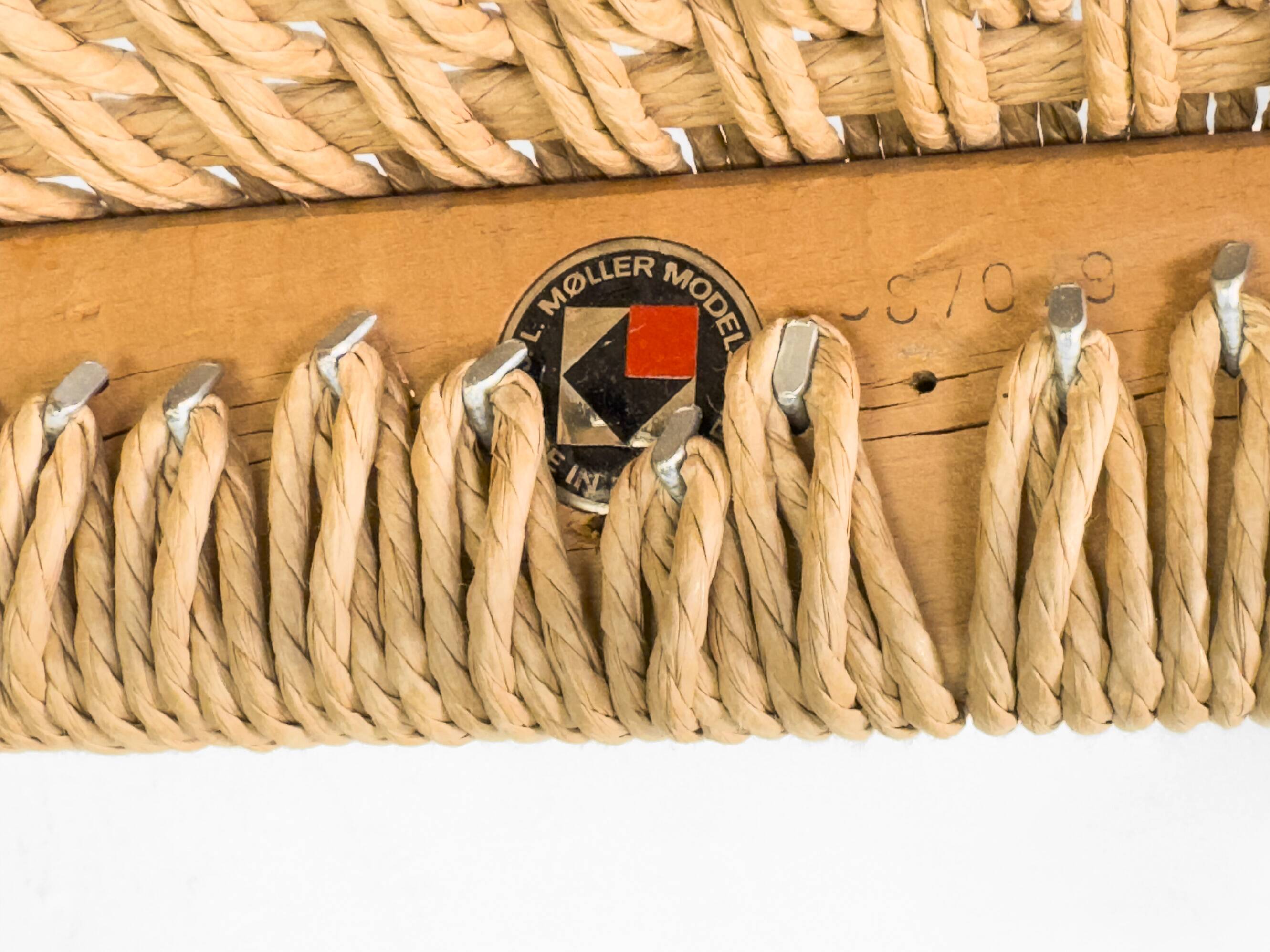 Model 75 Chairs by Niels O. Møller for J.L Møllers, 1960s, Set of 4