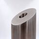 Brushed Aluminum large vase H:40cm