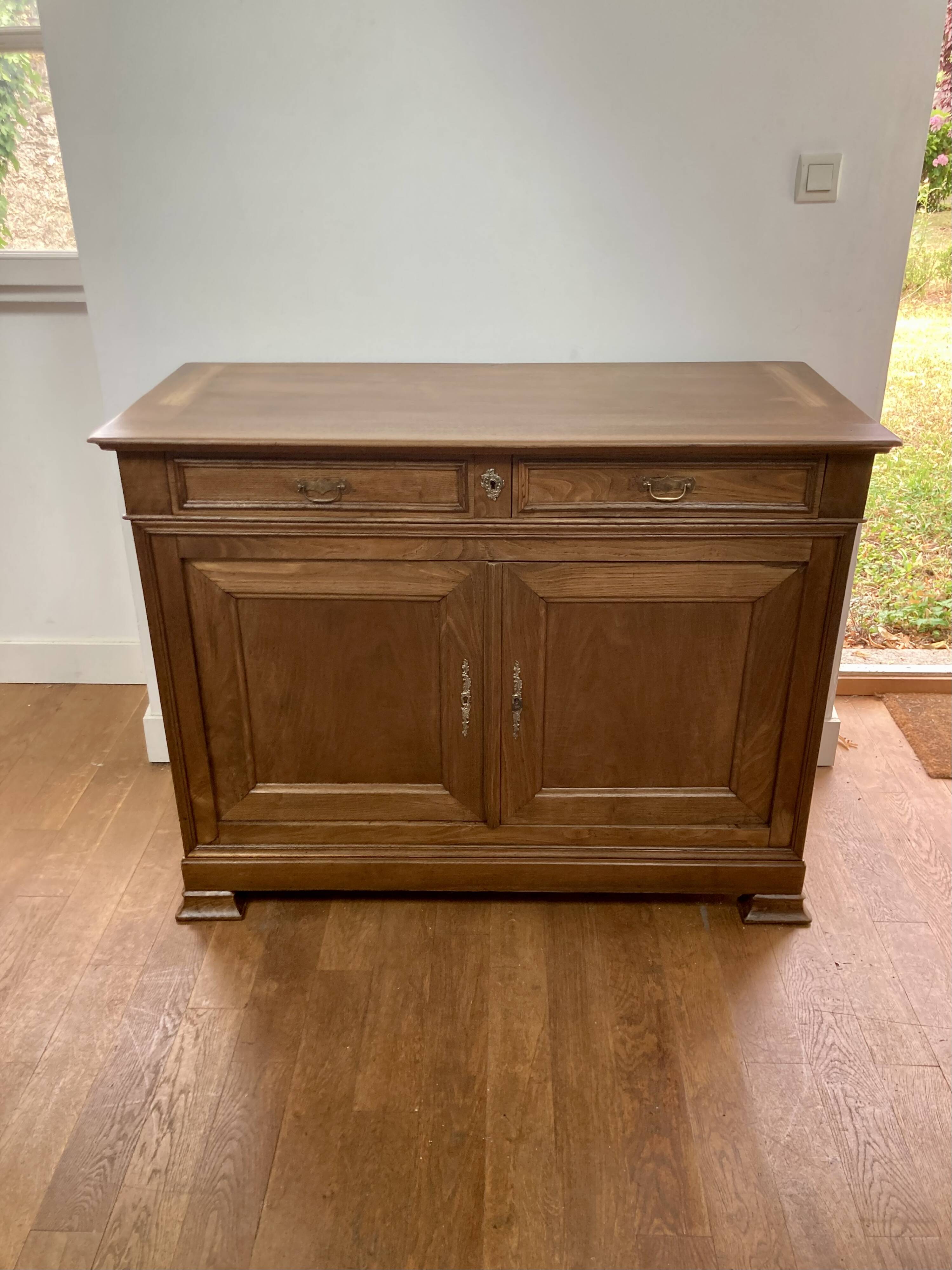 Antique solid wood sideboard - fully restored
