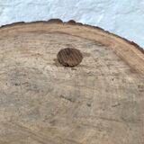 Raw wood stool