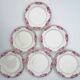 Old flat plates, in earthenware, Céranord St Amand factory