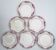 Old flat plates, in earthenware, Céranord St Amand factory