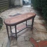Cannes Louis XVI style wooden bench