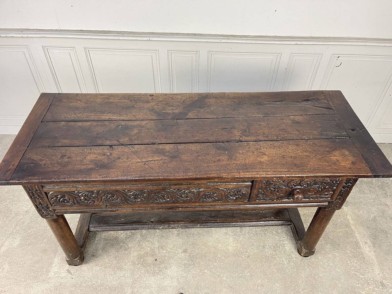 17th century walnut table