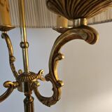Lampadaire tripode en bronze de style Louis XV
