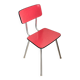 Vintage red Formica chair