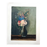 "The Pompom Roses", heliogravure by Raymond Jacquet after Maurice de Vlaminck (1876-1958)