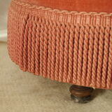 Ottoman ottoman vintage pink velvet