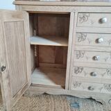 Dresser Art Deco wood brut
