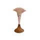 Opaline Vase On Bronze Base, Early 20th Century.