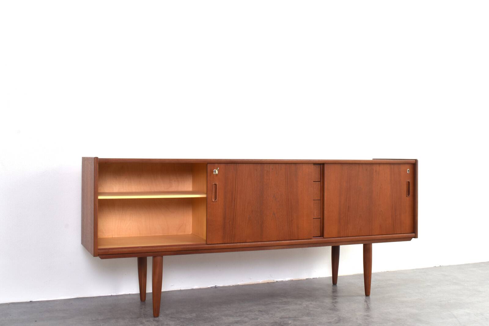 Mid-Century Danish Teak Sideboard, 1960s.