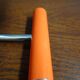 Orange desk lamp by Josef Hurka for Napako 1970