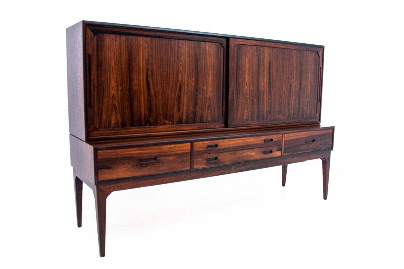 Highboard, design by S. Hansen, Denmark, 1960s