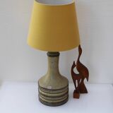Vintage Danish Stoneware Pottery Table Lamp from Axella, 1970s