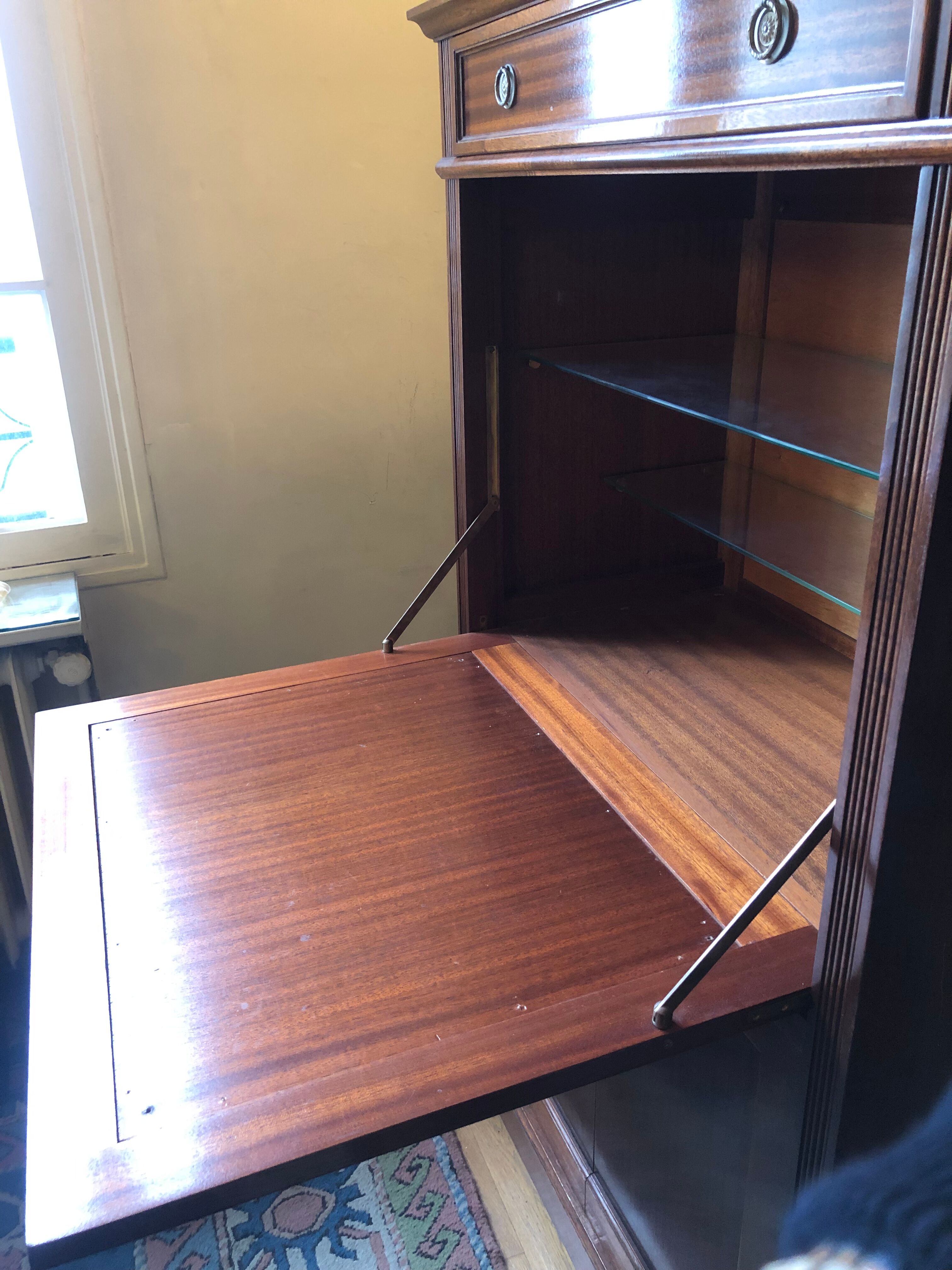 Vintage wooden secretary