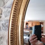 Mirror oval era 19th - 120 x 80cm