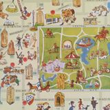 Pictorial map of New York 1950's