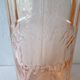 Siphon bouteille à eau de seltz, en verre rose, Lievaux à Noyon