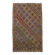5x8 Yellow & Red Handmade Kilim Rug, 150x247Cm