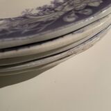 Assiettes dessert Sarreguemines modèle Jardinière XIXEME