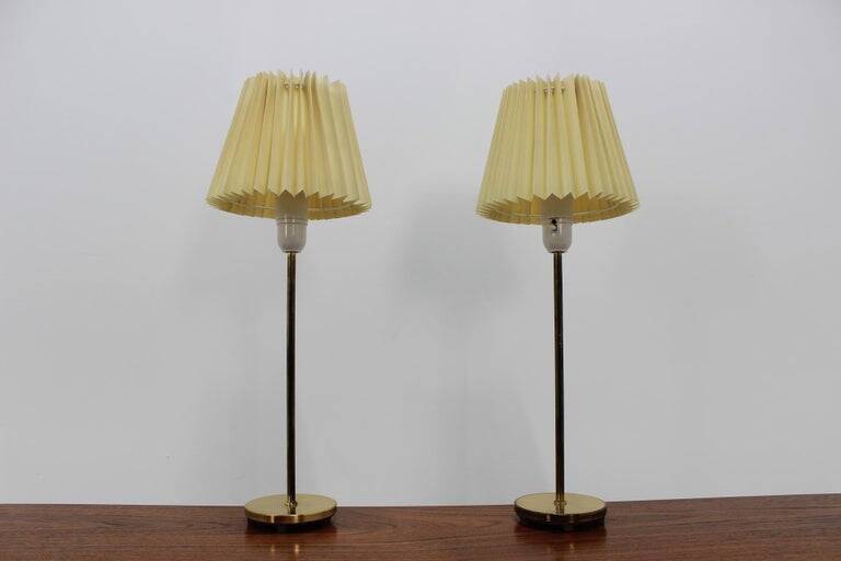 Pair of Midcentury Table /Desk Lamps Falkenbergs Belysnings, Sweden, 1970s