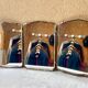 Miroir triptyque biseauté vintage art déco bauhaus années 30/40