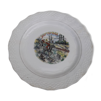 Dessert plate Mill of Wolves and Hamage September diam 20.5 cm