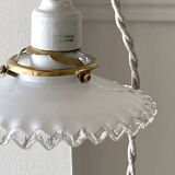 Opaline portable lamp