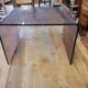 Plexiglas sofa end from the 70s