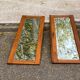 Vintage oak mirror 48x133cm