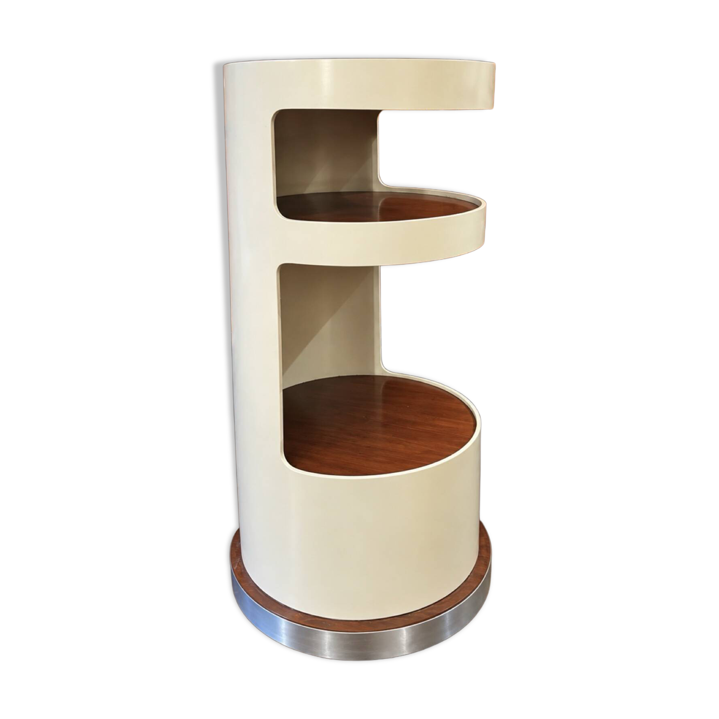 Space Age column furniture attributed to Joe Colombo.