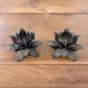 Lotus flower candle holders