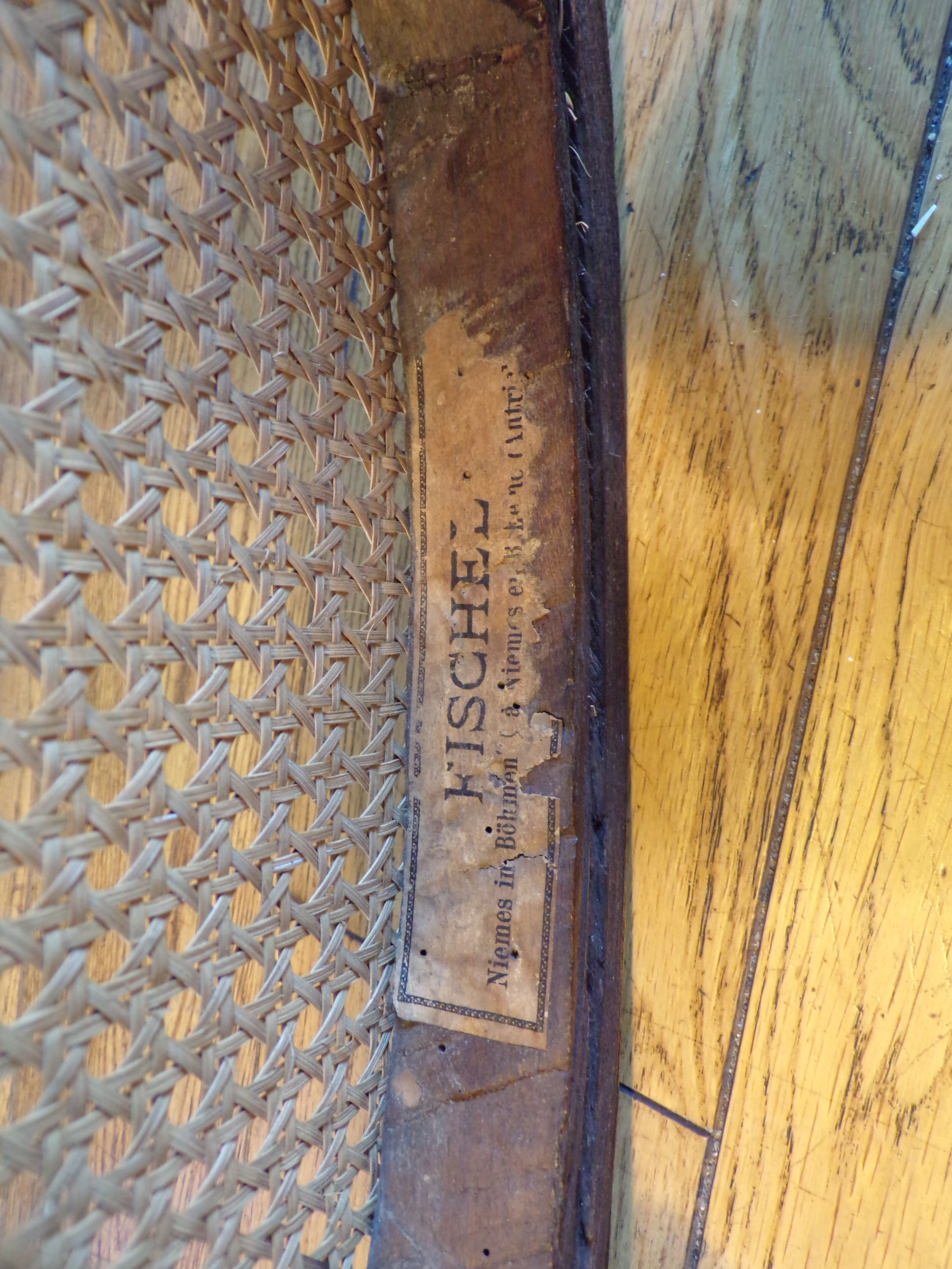 Pair of Fischel chairs 1900s