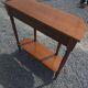 Table console demie lune en merisier massif
