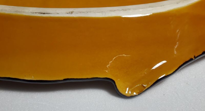 Zoomorphic fish plate Poet Laval