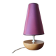 Wooden bedside lamp