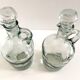 2 Vintage 70's Carafes Pourers Bottles Pitchers Olive Oil Vinegar Art
