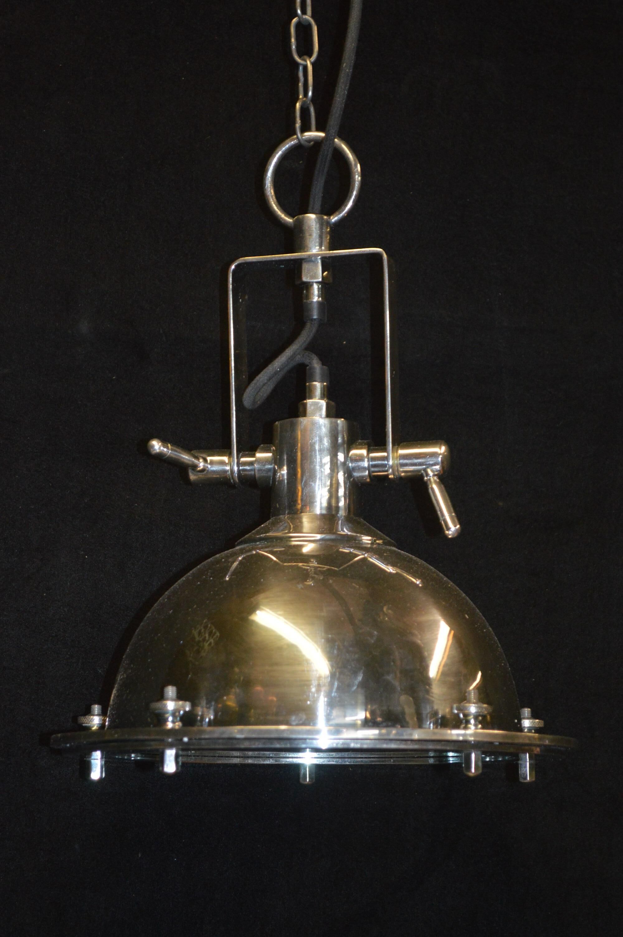 Industrial suspension chrome brass