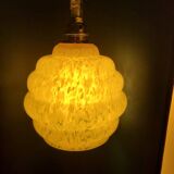 Baladeuse en verre de Clichy jaune