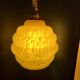 Yellow glass lamp from Clichy