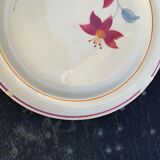 6 earthenware plates Sylvie Hamage Moulin des Loups Nord vintage model