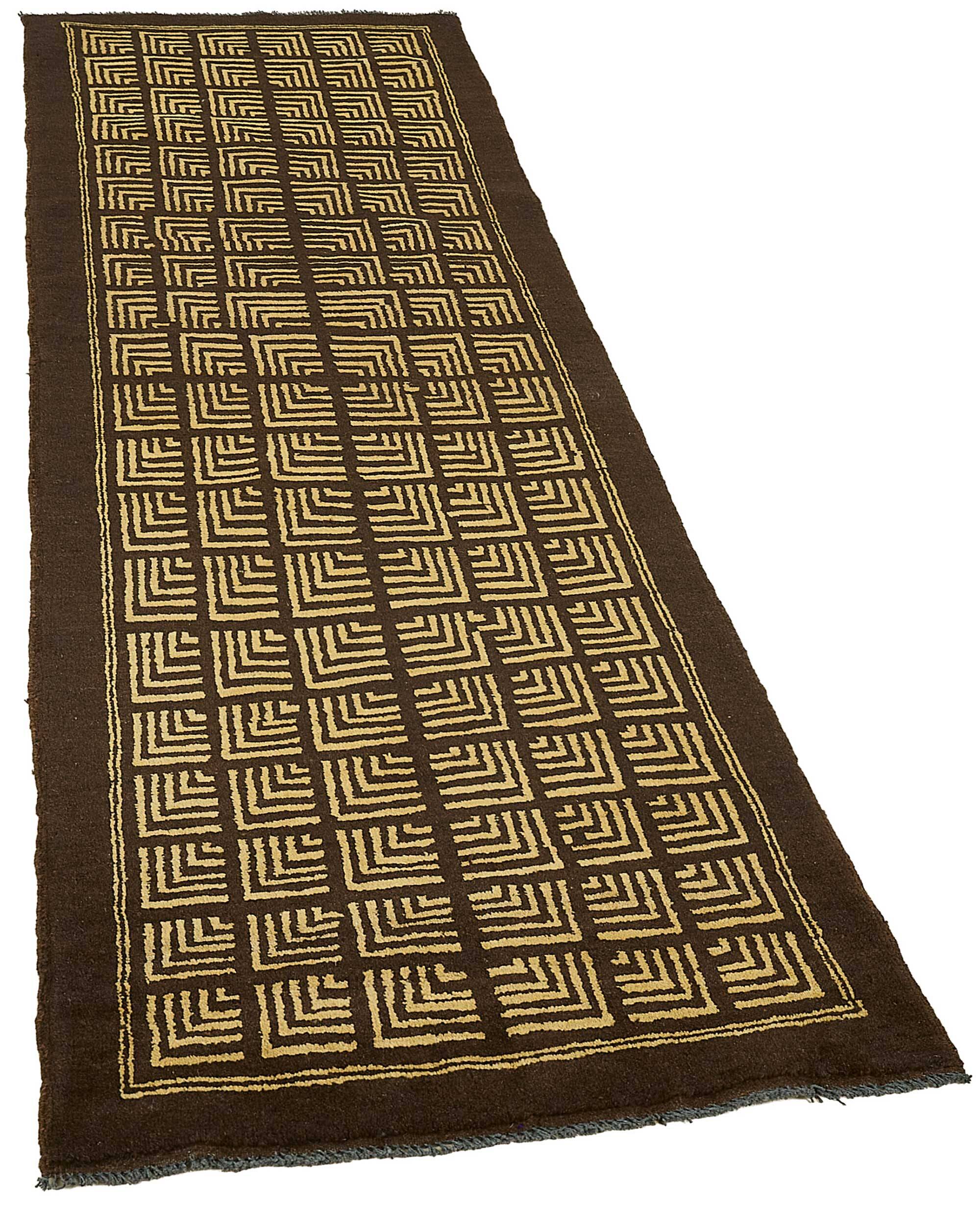 Turkish Handknotted Wool Oushak Rug 73 cm x 232 cm