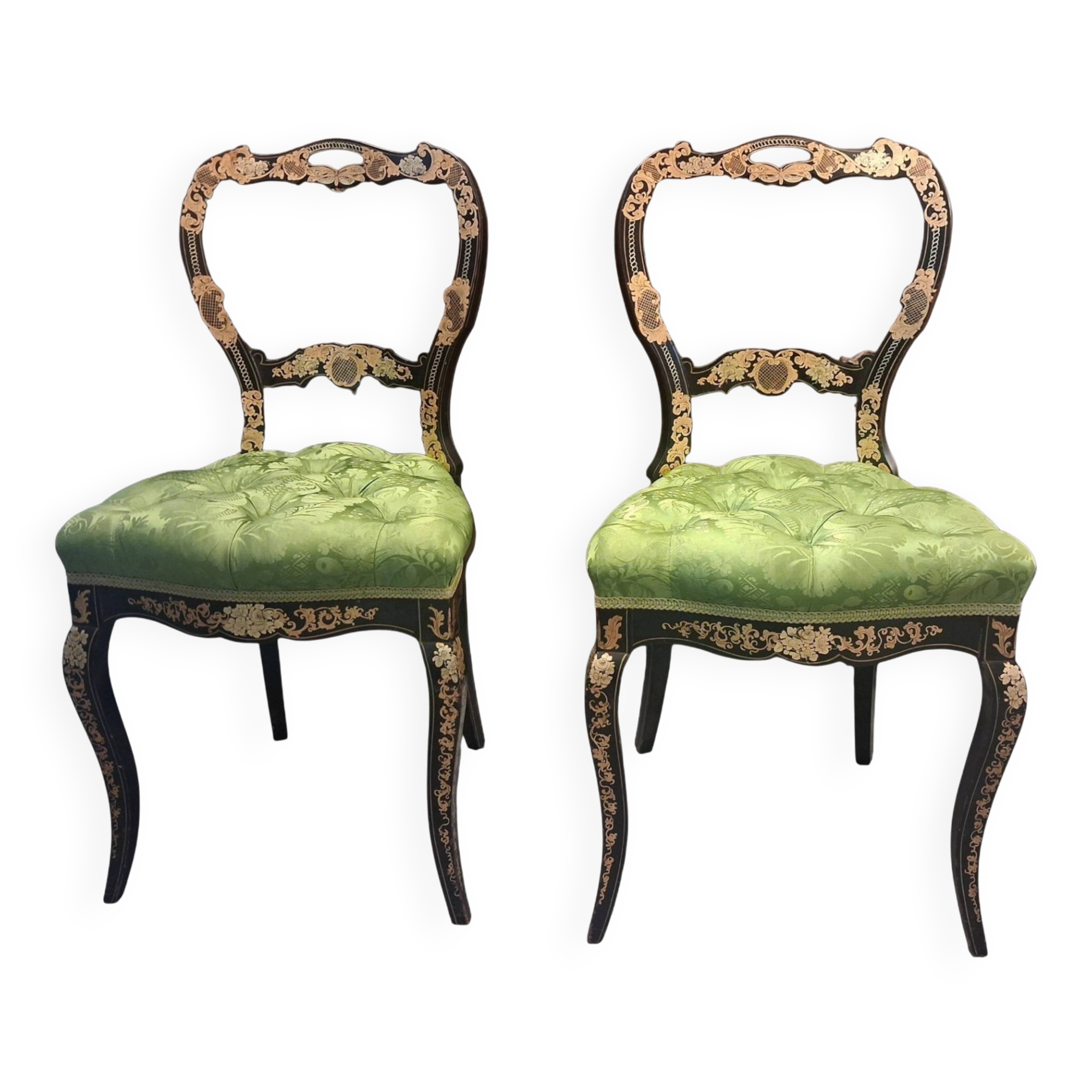 Pair of chairs from the Napoléon III period