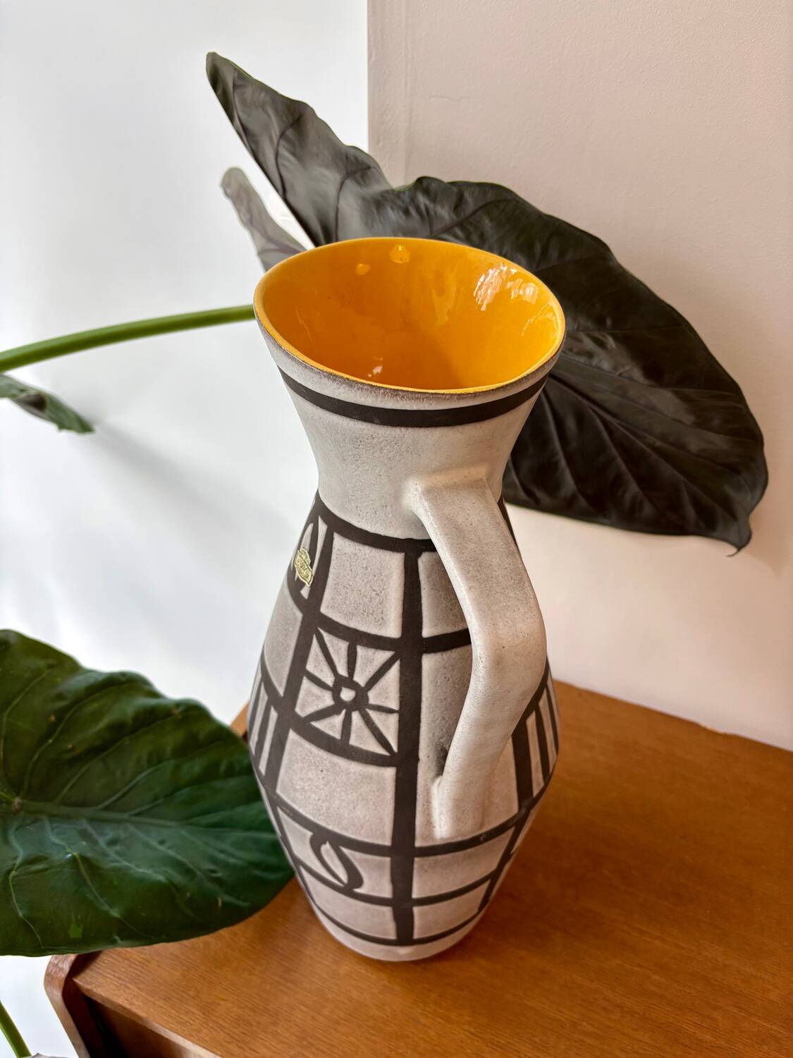 Large vase / jug bay ceramics - west germany